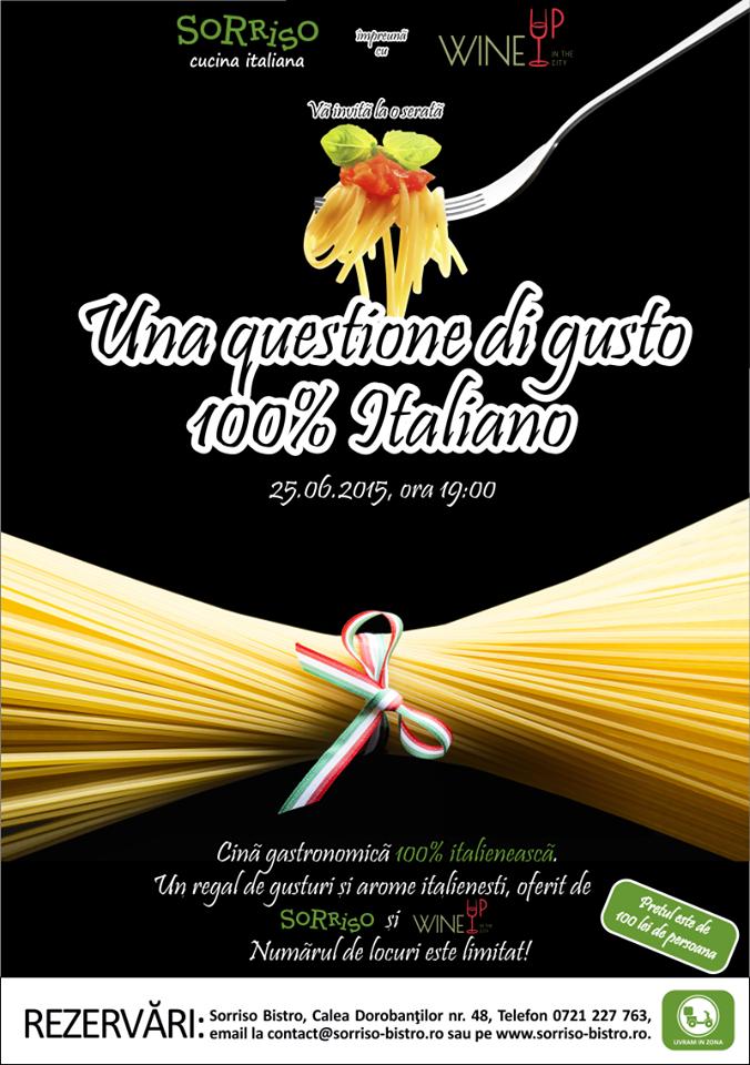 Serata italiana la Bistro Sorriso